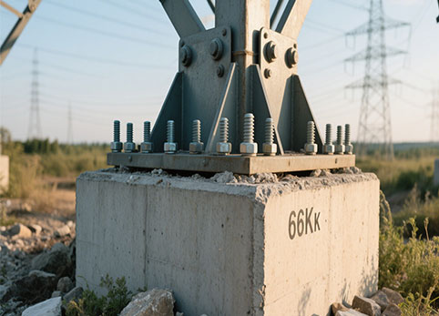 66 KV Transmission Line Tower